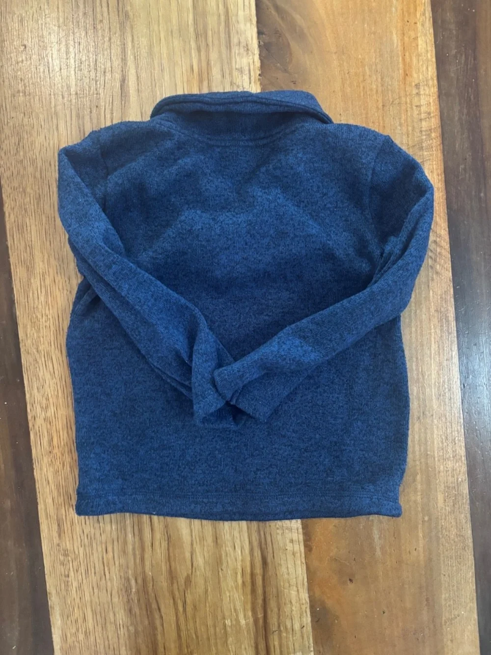 Jumping Beans Collared Long Sleeve Boys Sweater Dark Blue Size 4T Soft Cozy